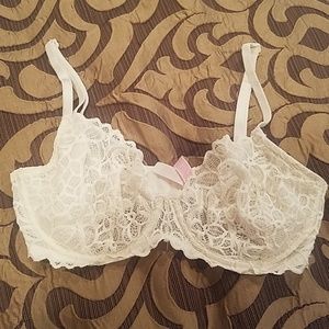 Pink Victoria's Secret Lace Bra like new